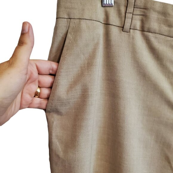 Talbots Viscose Wool Blend Trouser Pant - Picture 4 of 15